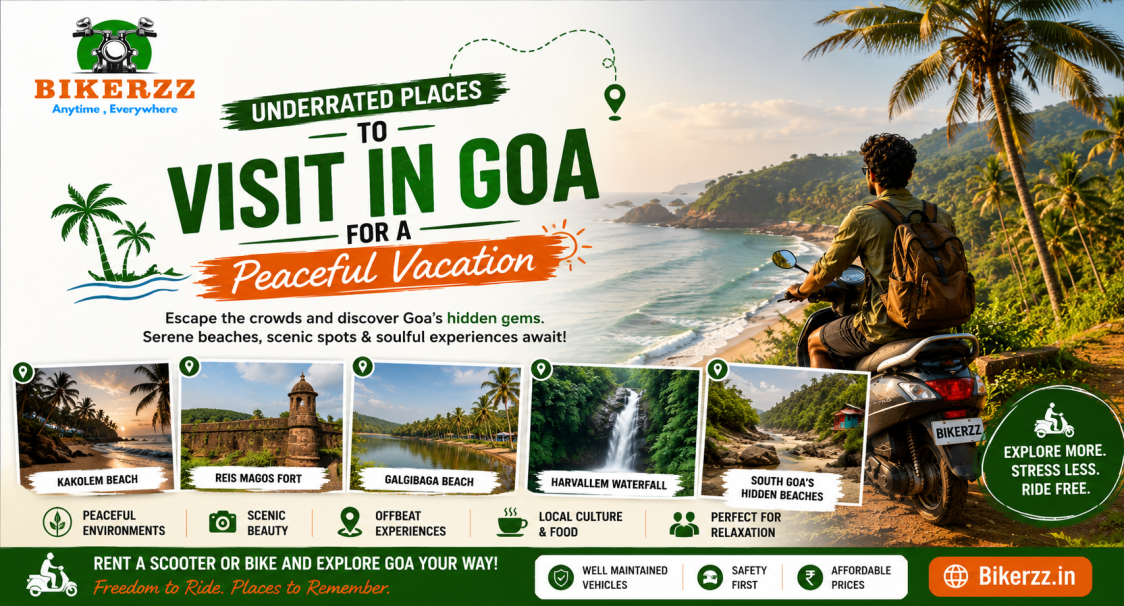Underrated Places to Visit in Goa for a Peaceful Vacation